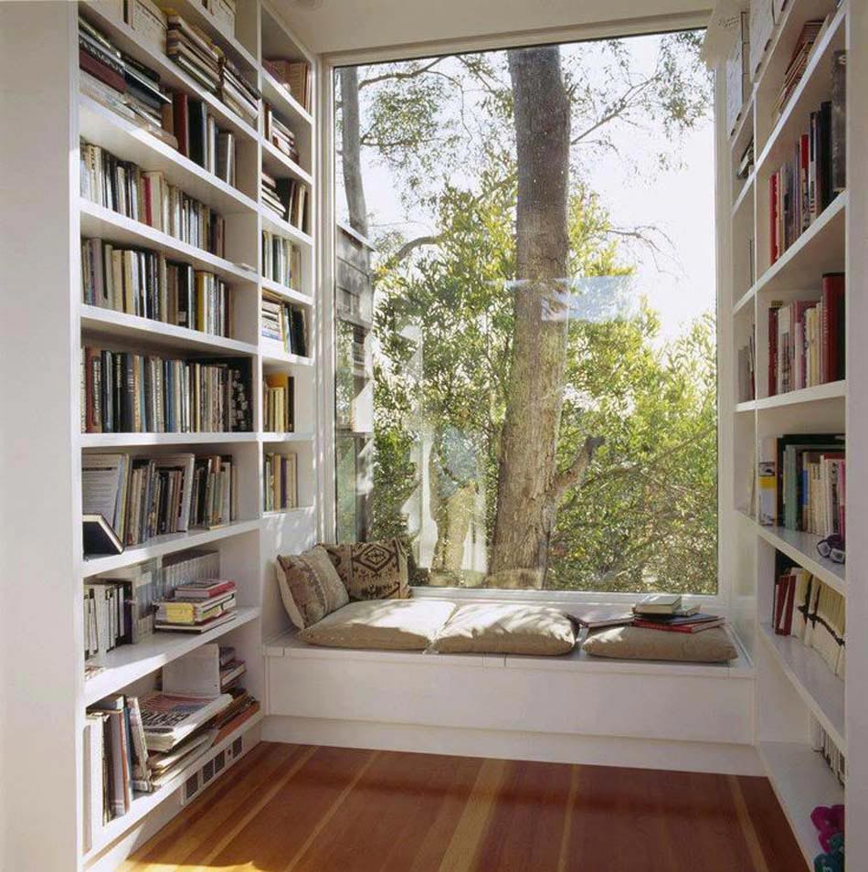 belle pièce de détente maison coin de lecture