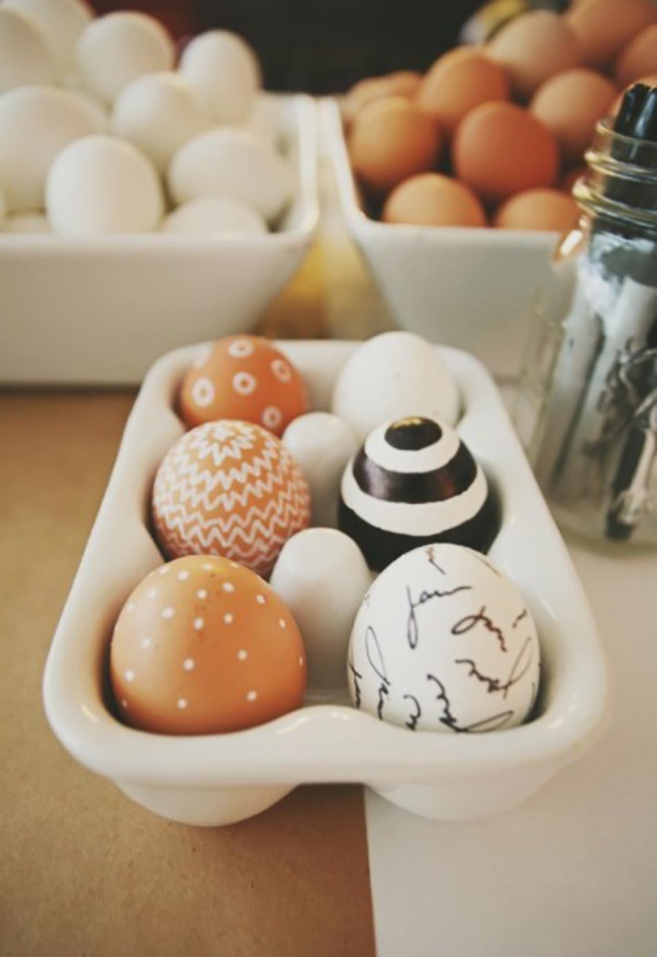 déco originale pour Pâques idées œufs 