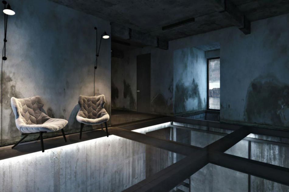 résidence sur la côte design brut industriel