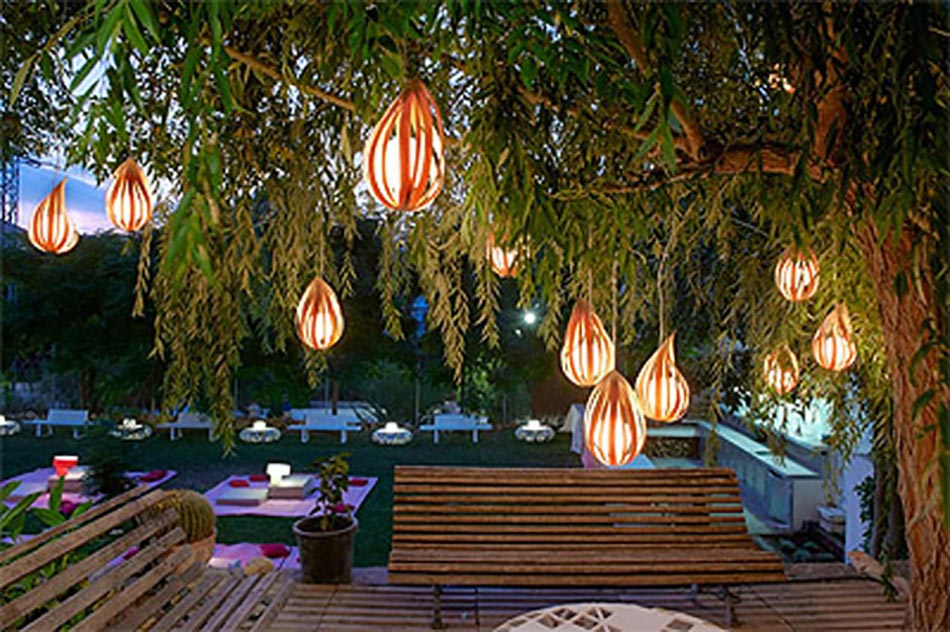 Luminaire jardin créatif pour une ambiance outdoor magique