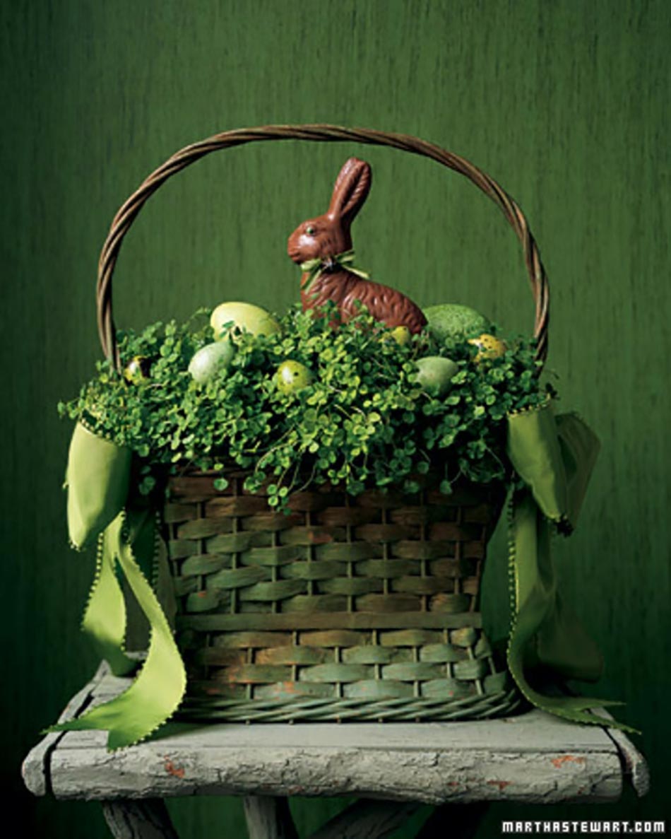 panier dans l'idée de printemps