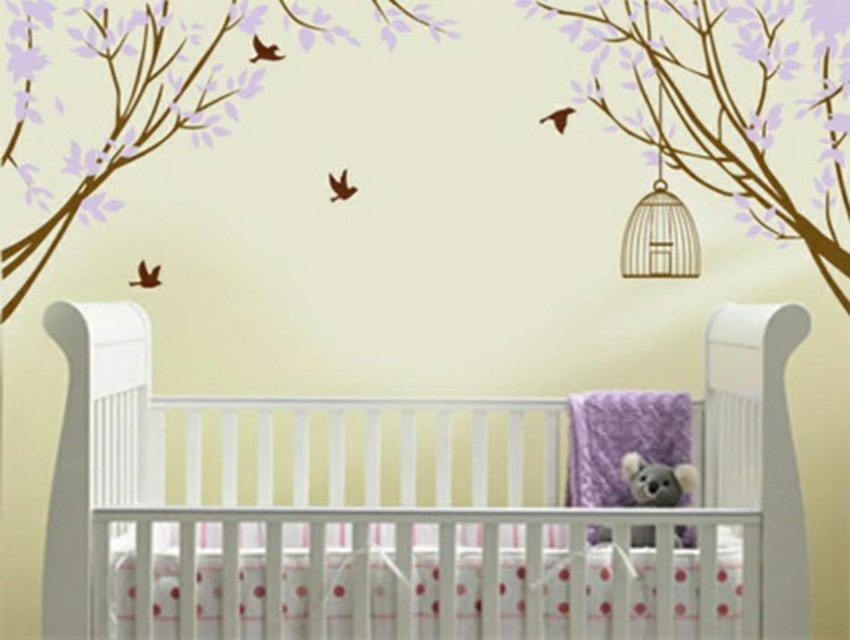 13 décoration avec stickers muraux spécial chambre bébé