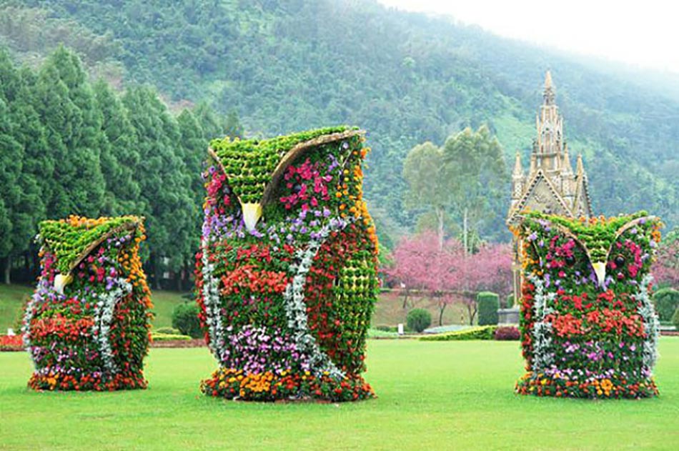 Décoration de jardin inspirée par Disney