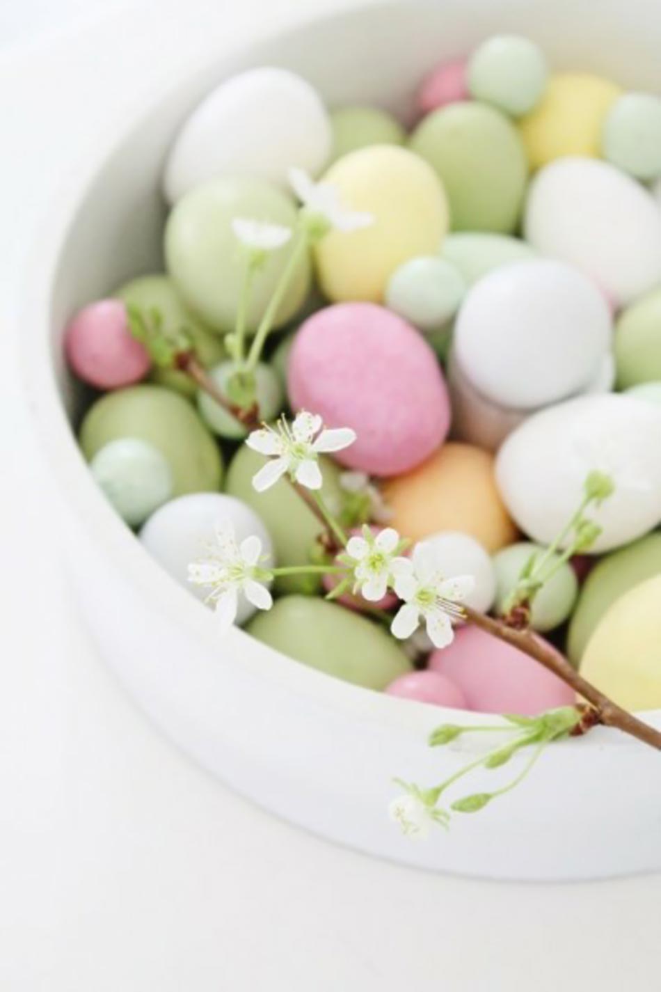œufs peints pastel idées déco Pâques