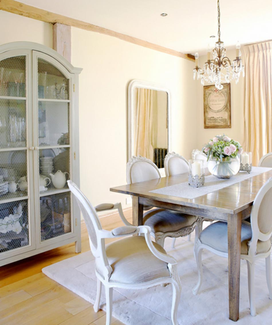 salle à manger design intéressant
