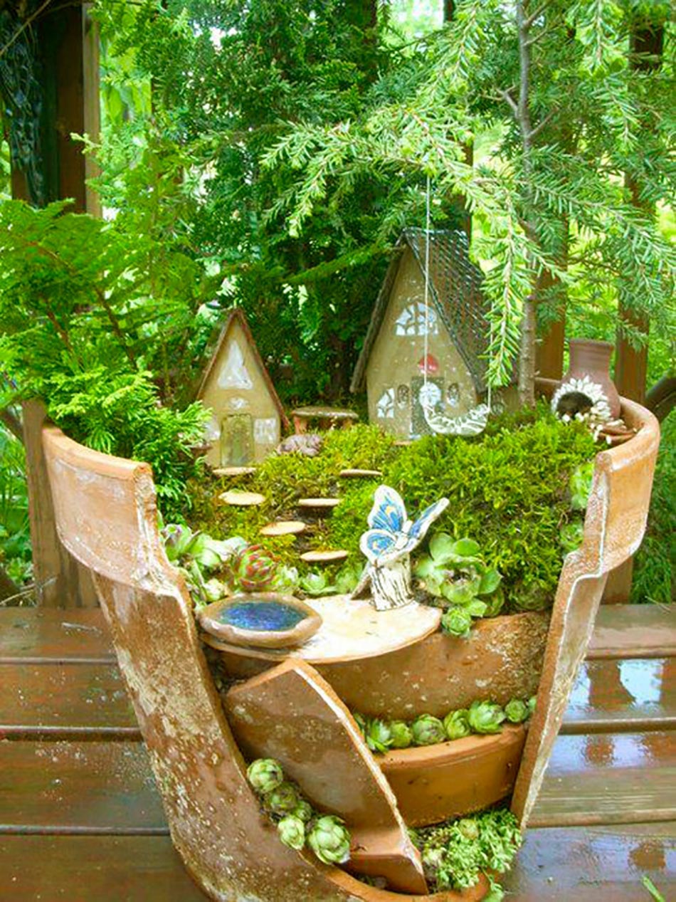 14 réaliser un joli mini jardin