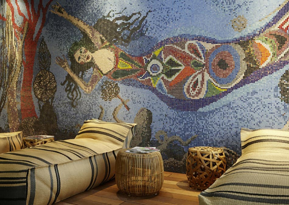 œuvre d'art dans l'hôtel 25 hours à Vienne