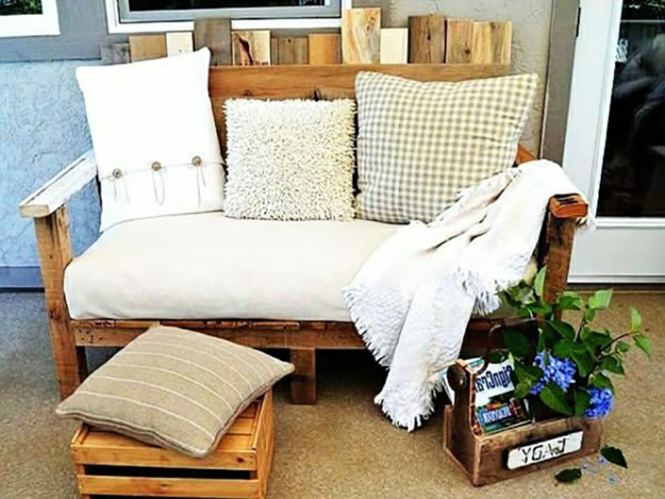 Palettes en mobilier outdoor
