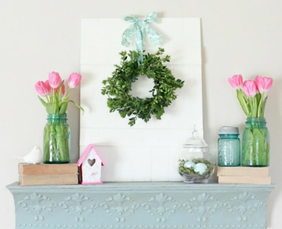 déco maison Pâques fraiche et printanière