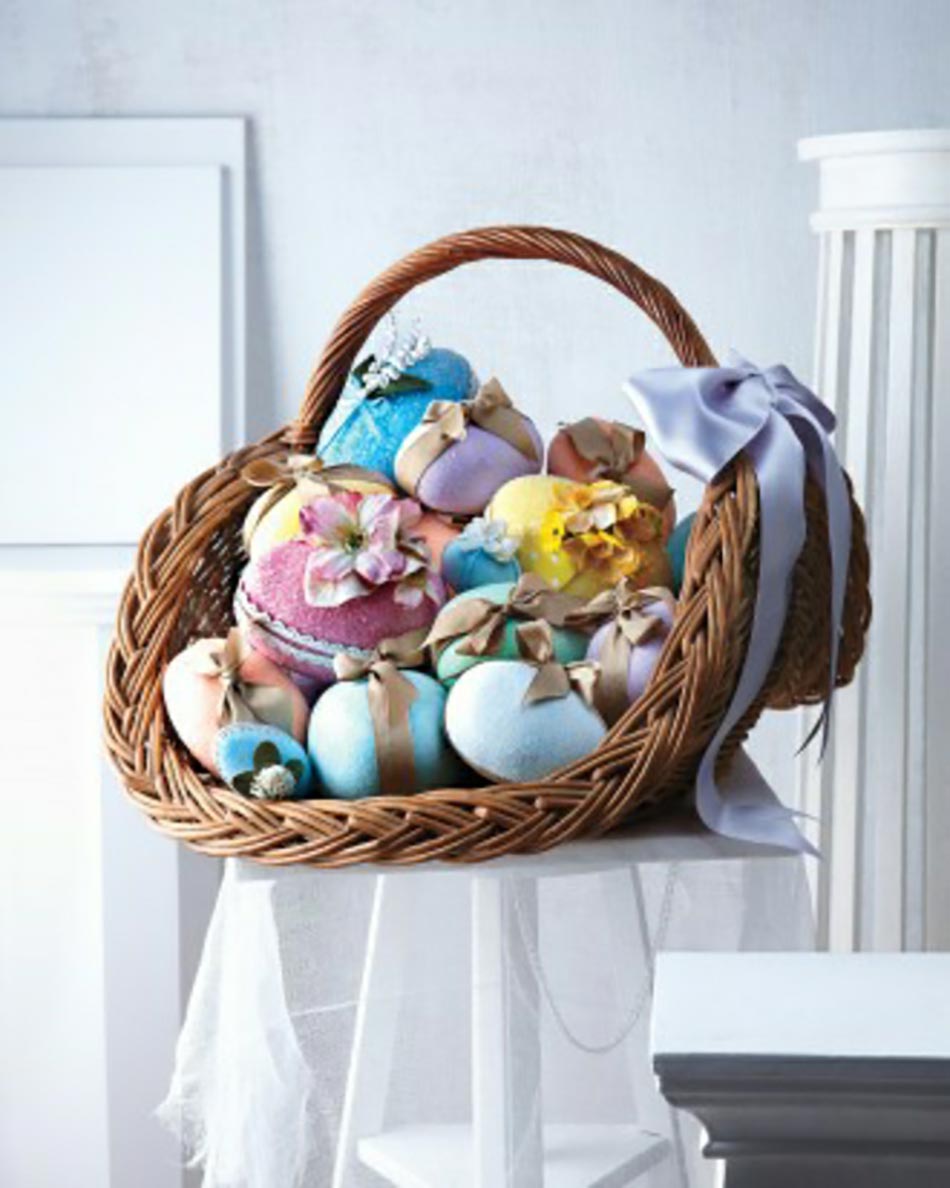 panier à œufs de pâques