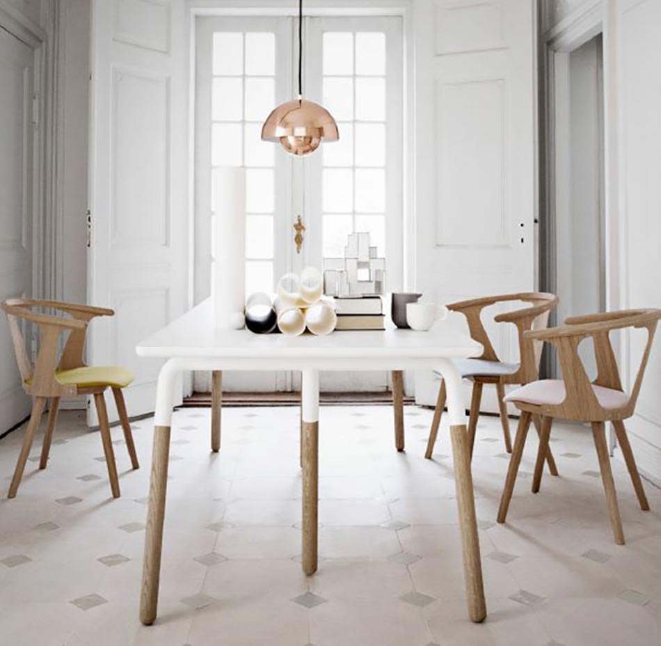 table raft chaise inbetween andtradition