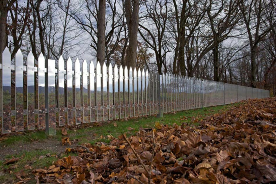 clôture de parc en miroir