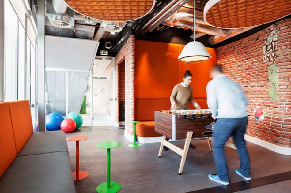 nouveau design des bureaux Google
