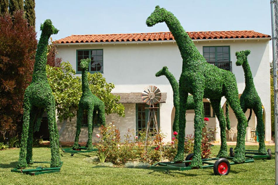 Décoration de jardin inspirée par Disney