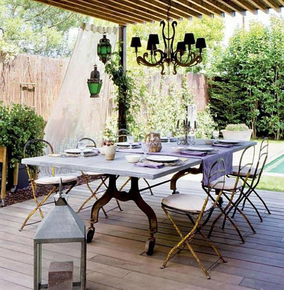 Decoration de table minimaliste et de style