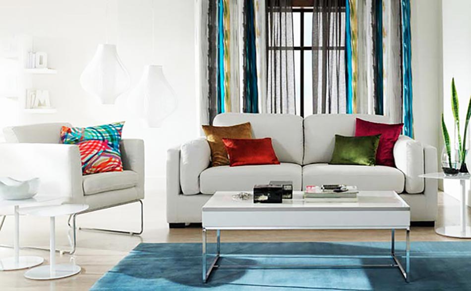 Séjour design de style chic