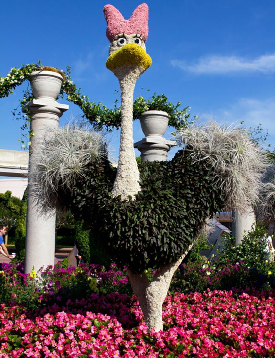 Décoration de jardin inspirée par Disney