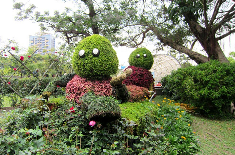 Jardin à la décoration de personnages Disney