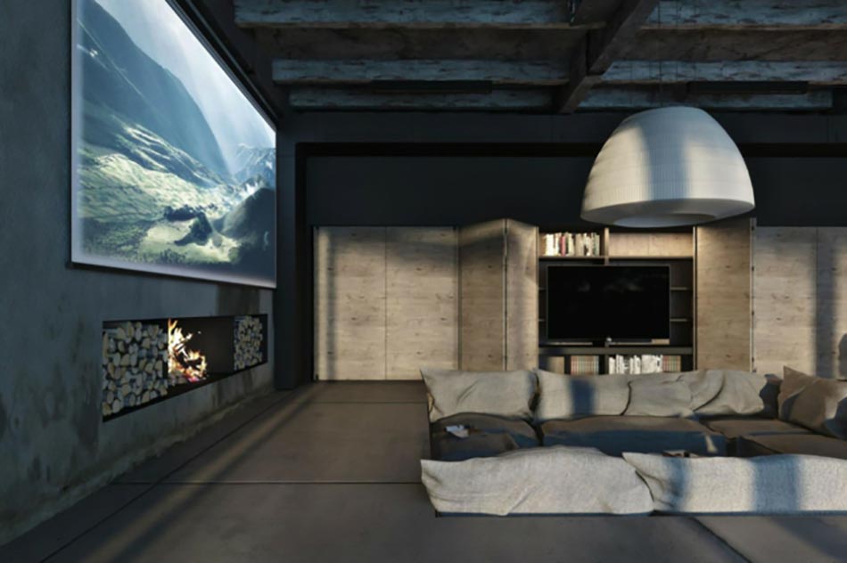 maison design style industriel et brut