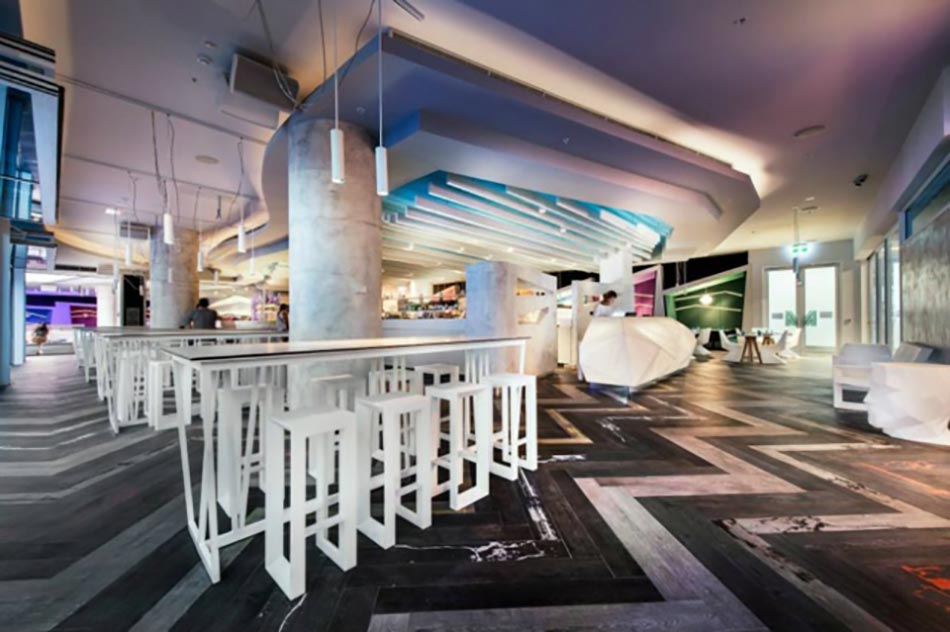 Intérieur design du Matisse Beach Club en Australie