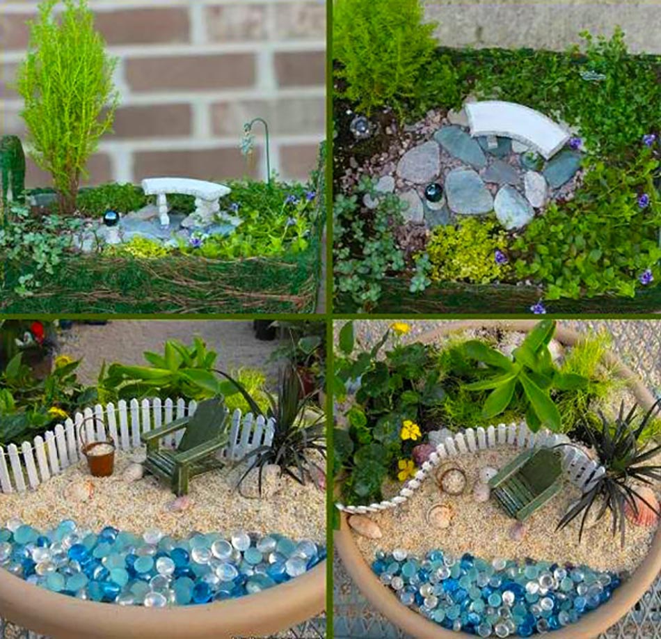 8 réaliser un joli mini jardin