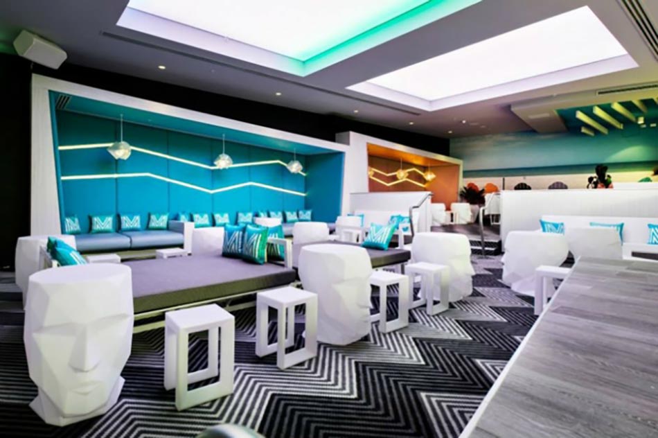 Intérieur design du Matisse Beach Club en Australie