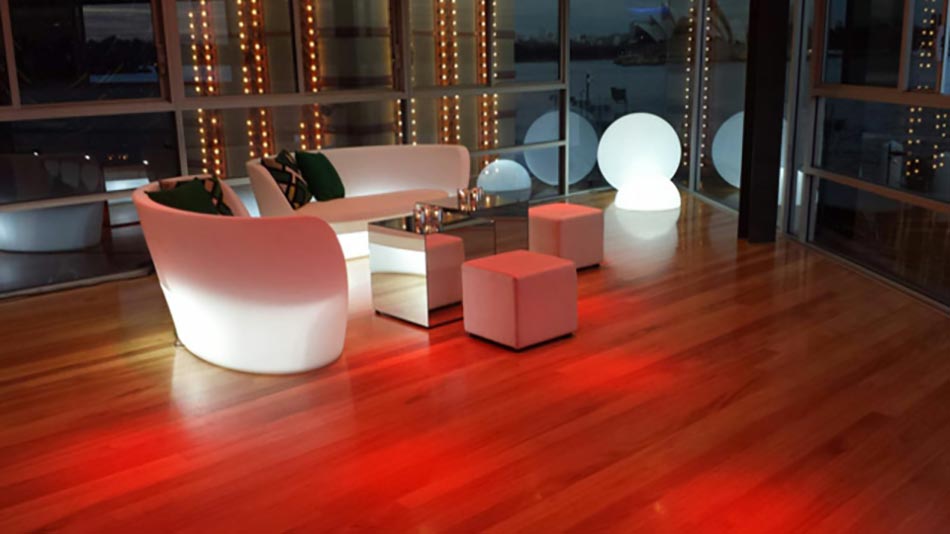 Mobilier design lumineux Slide