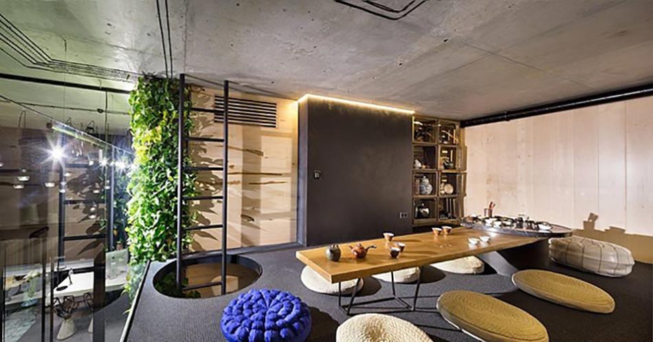mezzanine office bureau design agence créative