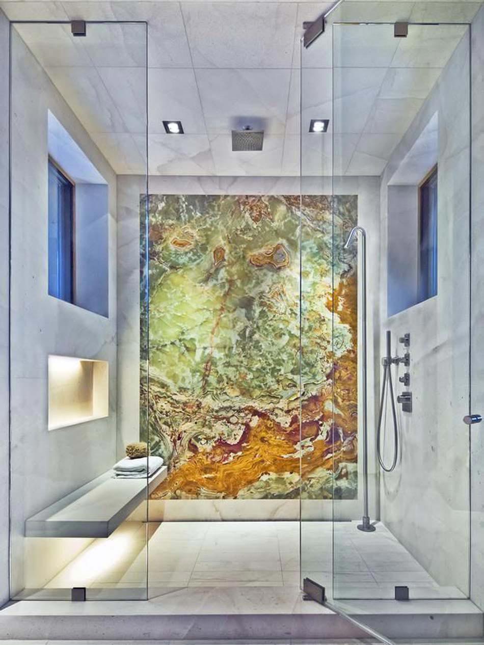 design original créatif douche italienne