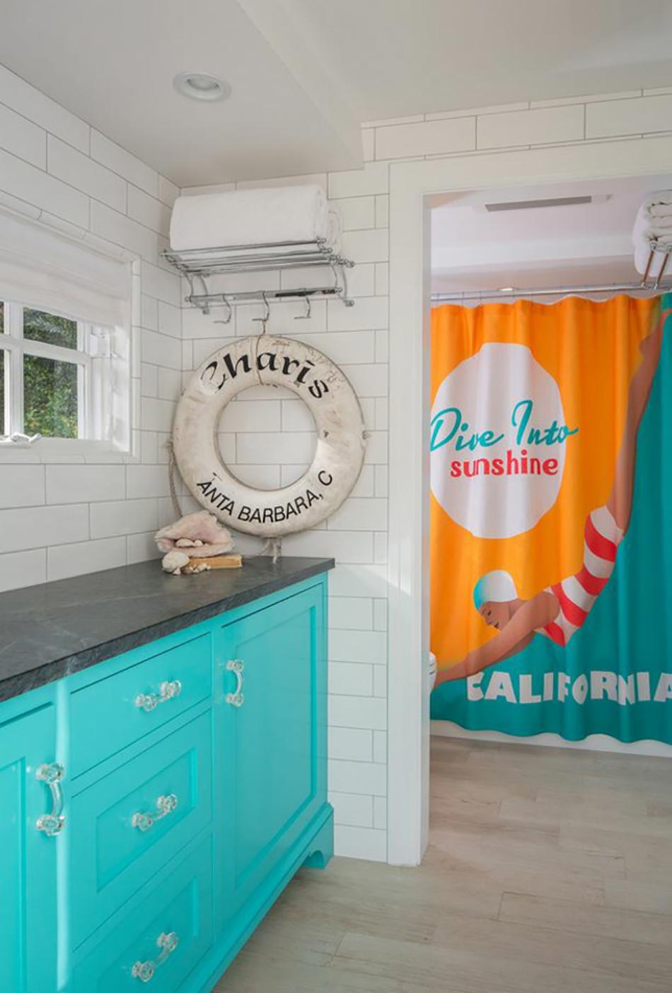 rideau douche retro pin-up