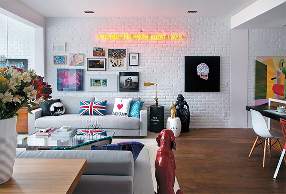 moderne et tendance déco séjour appartement citadin