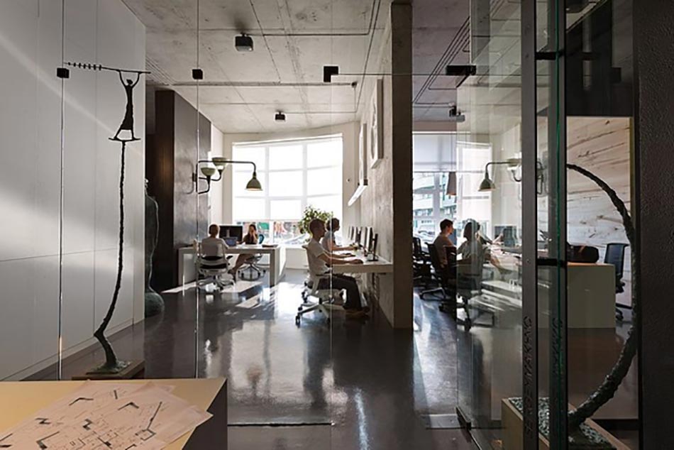 design office bureau moderne contemporaine ambiance travail