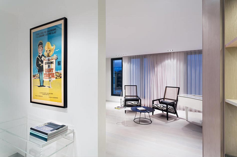 intérieur spacieux élégant appartement moderne