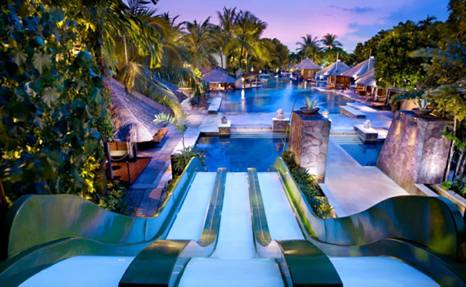 bali hotel exotique piscine énorme