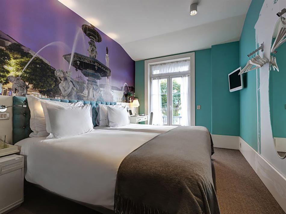 Chambre de boutique hôtel Lisbonne