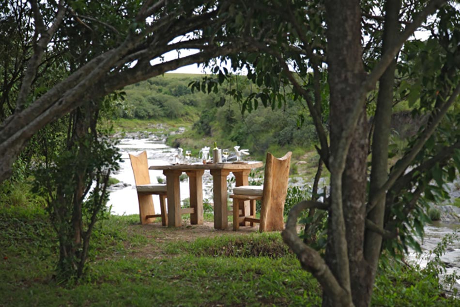 ambiance romantique safari Kenya