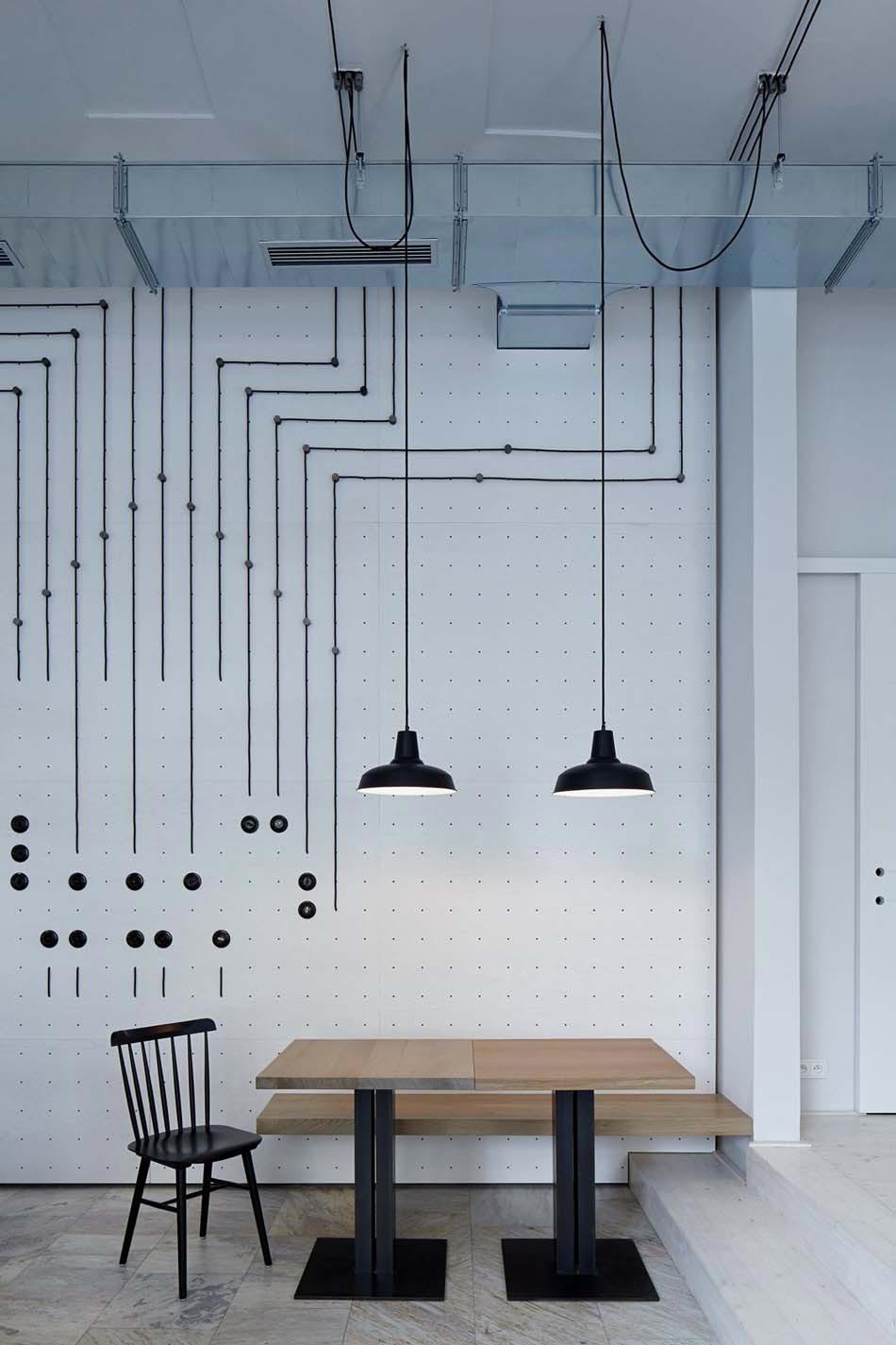 suspensions design industriel intérieur bistro