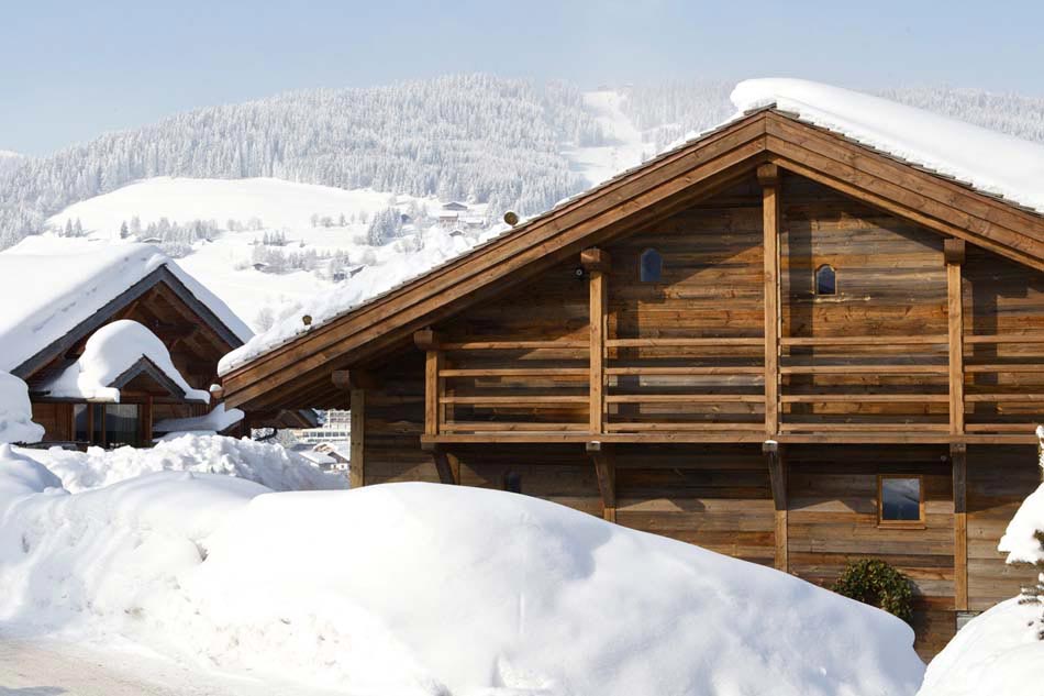 chalet en bois montagne alpes