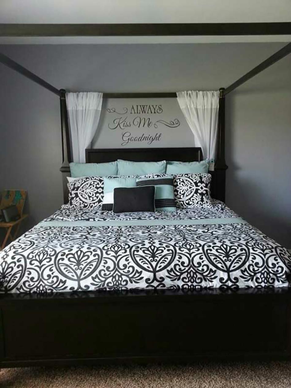 chambre à coucher design sobre