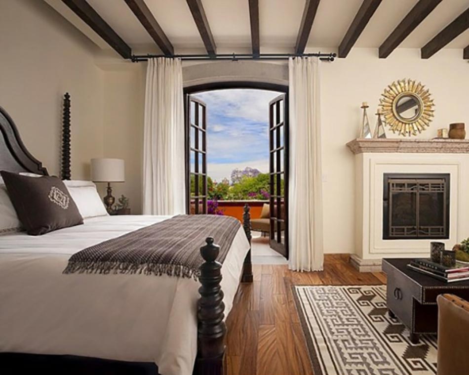 Chambre d'hôtel l'inspiration rustique
