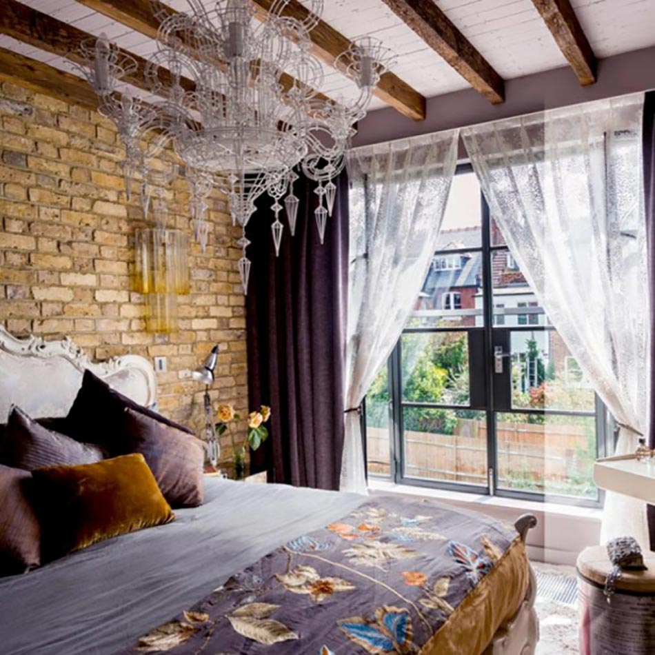inspiration rustique chambre design feminin