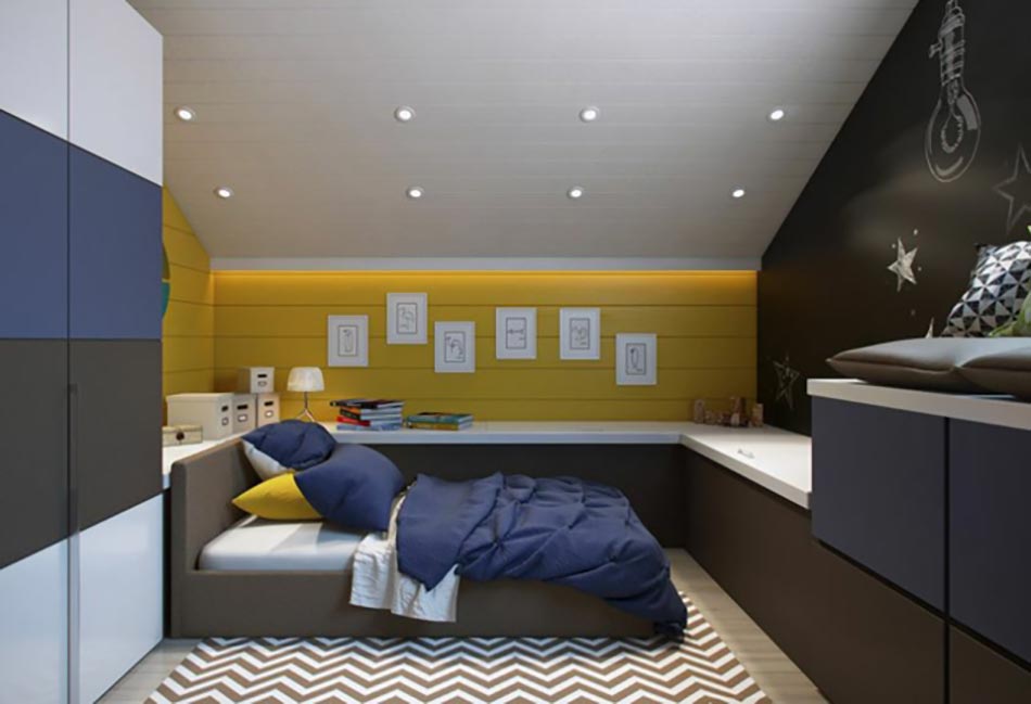 duplex chambre d'enfant aménagement