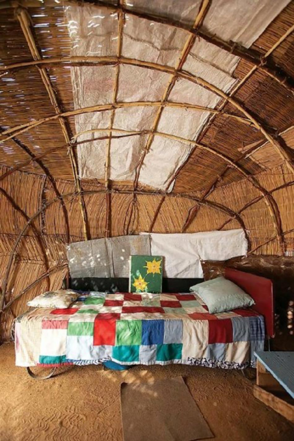 Chambre d'hôtel à l'inspiration africaine
