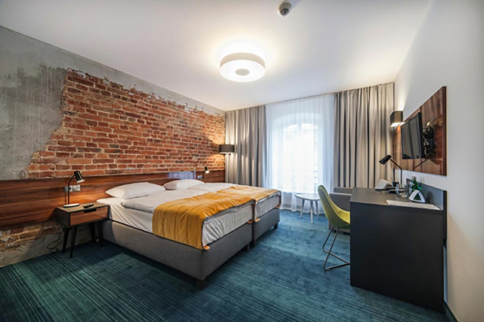 Chambre industriel du design hôtel