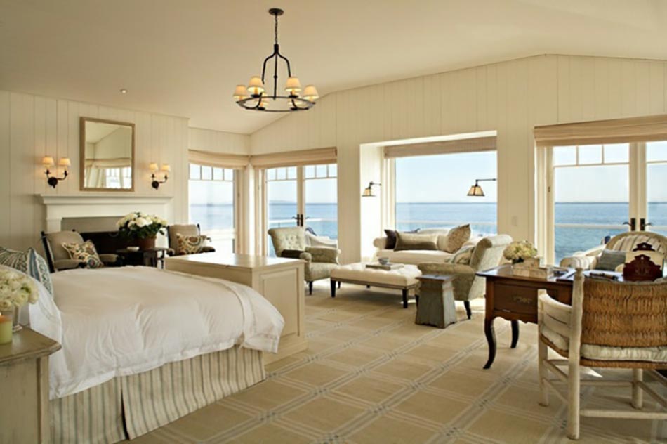 élégante chambre avec belle vue mer
