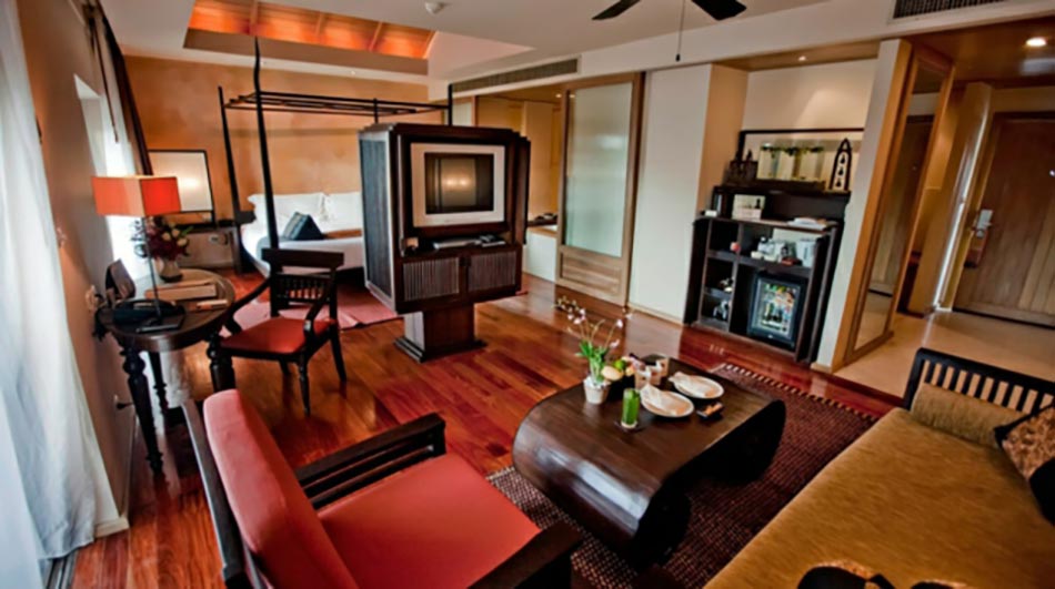 intérieur suite hôtel Anantara Bophut