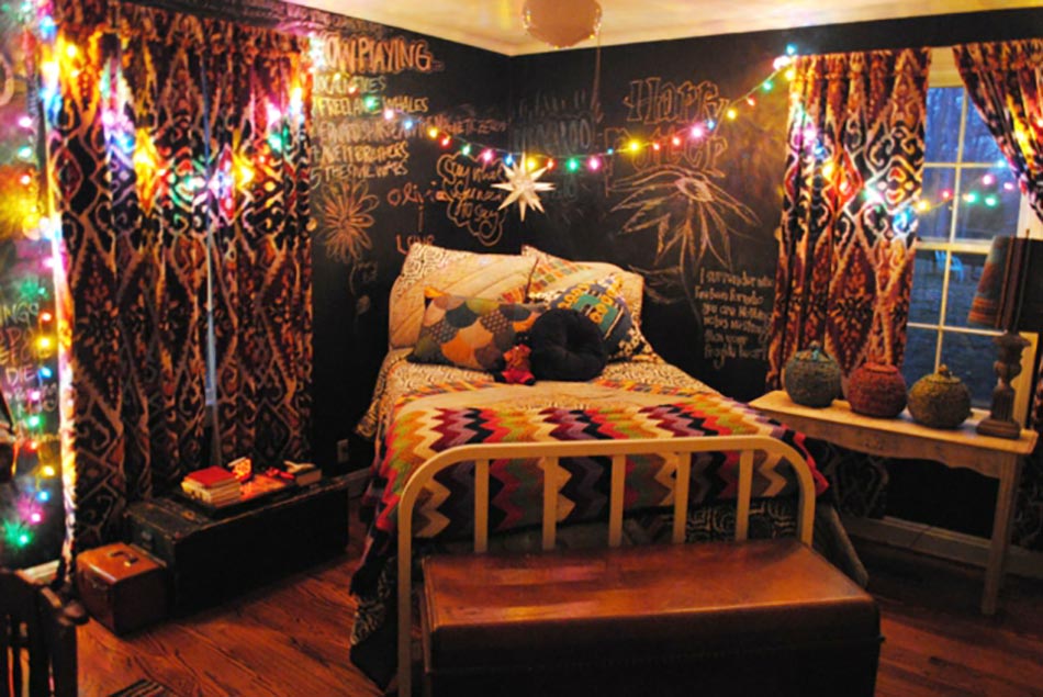 multicolore décoration de Noël dans la chambre