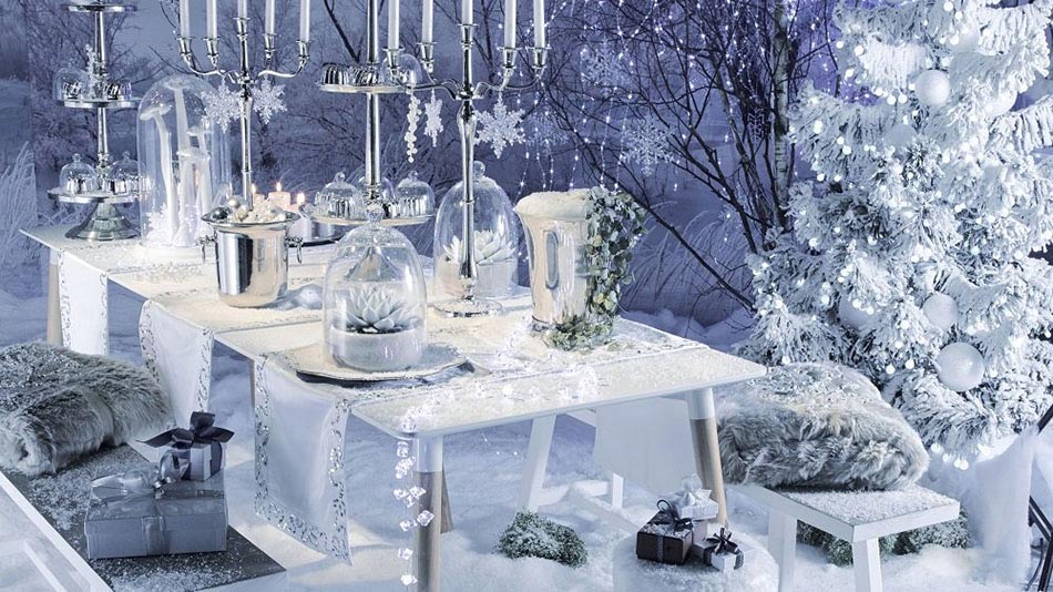 décoration de Noël table et intérieur maison