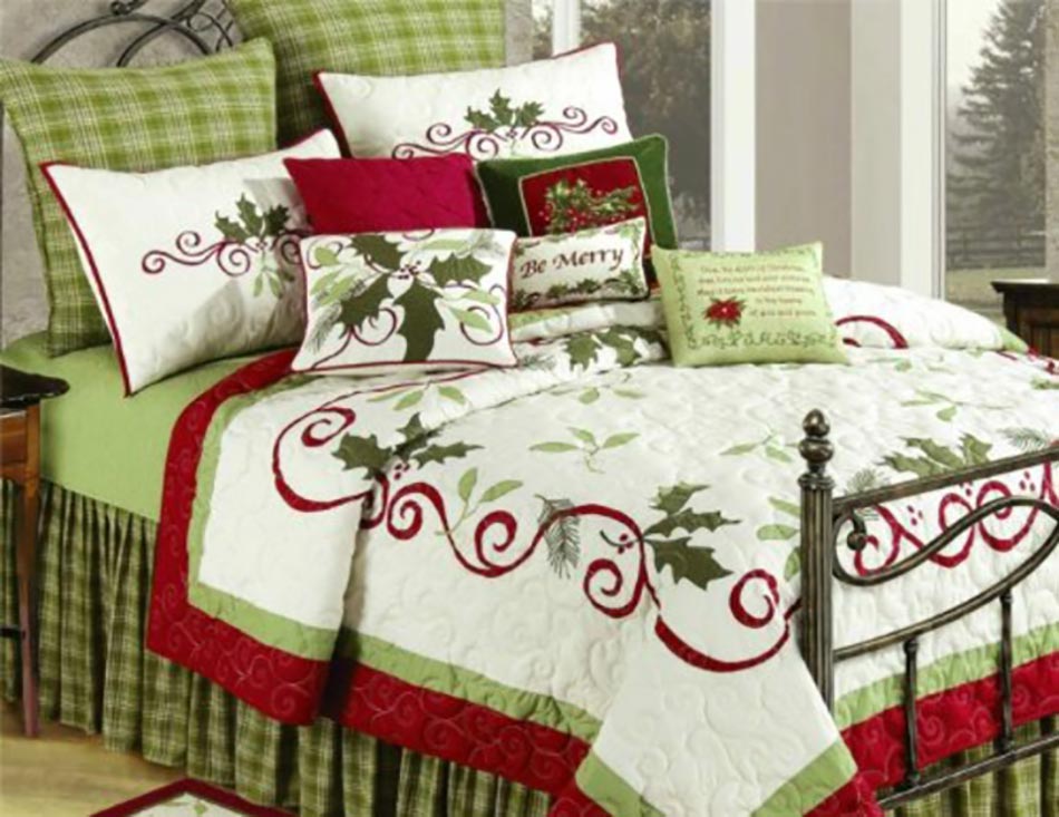 lit esprit noel chambre déco