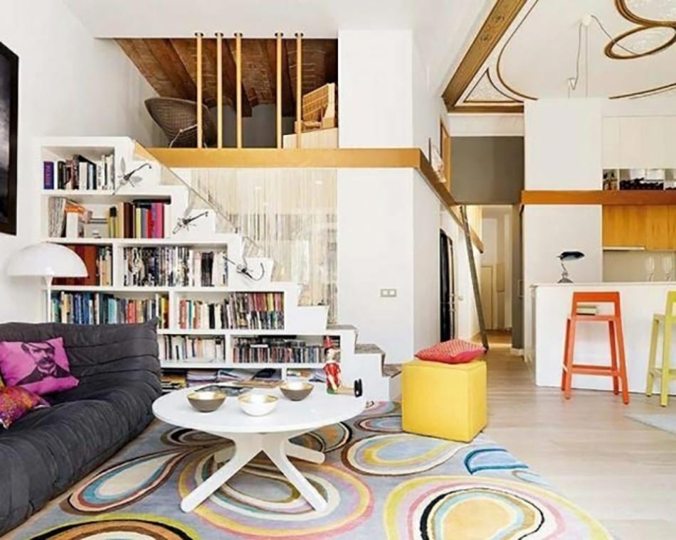 sélon moderne inspirée par design retro